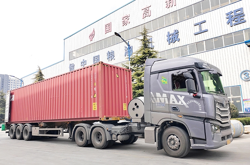 100TPD葵花籽餅浸出項目發往波蘭