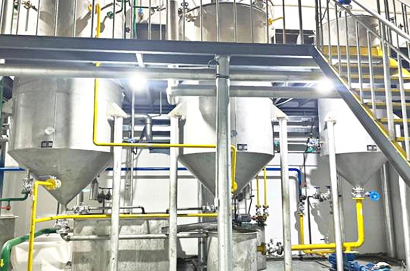 30TPD山核桃榨油及配套精煉項目交付