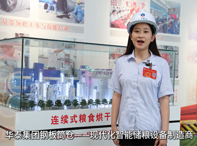 產品視頻|大型糧食倉儲設備鋼板筒倉