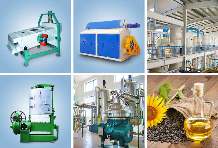 葵花籽油成套設備生產線